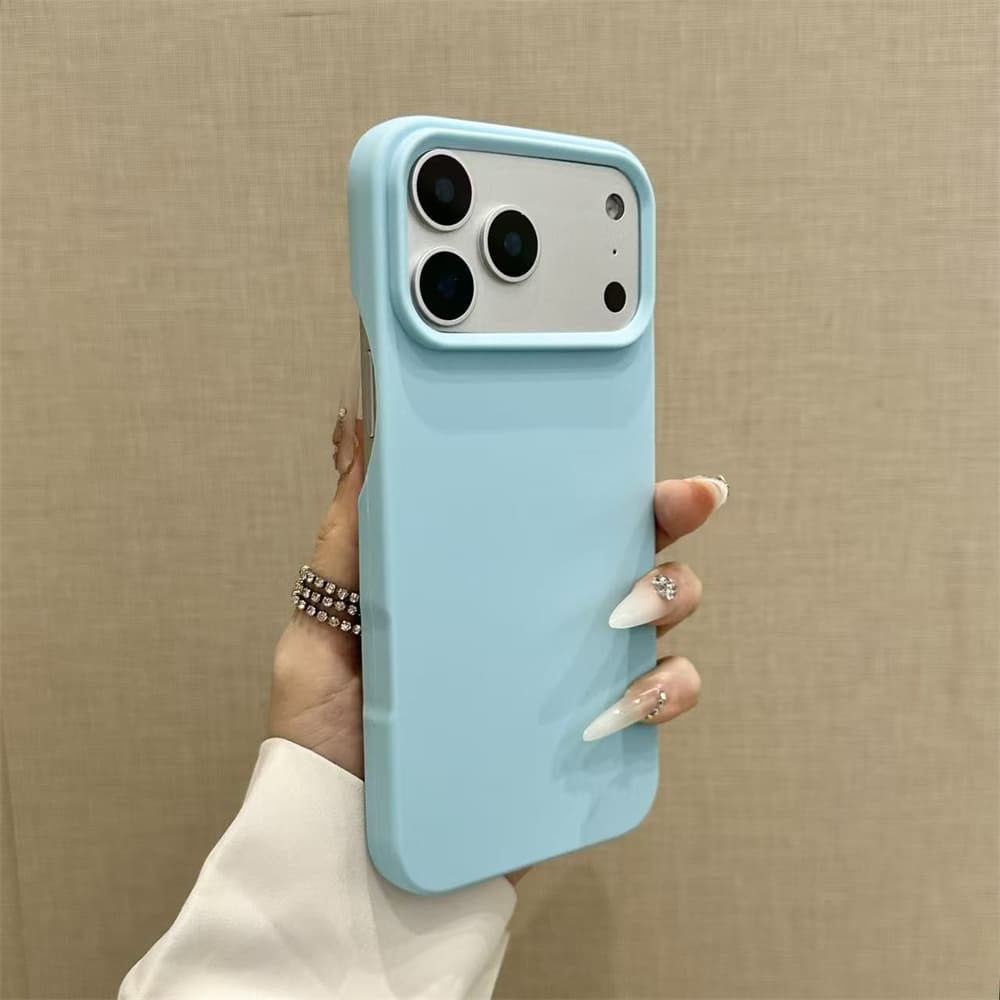Solid Color Ultra Thin Phone Case For Iphone Air 16 15 14 Plus 13 12 11 17 Pro Max Shockproof Half Pack Silicone Cover