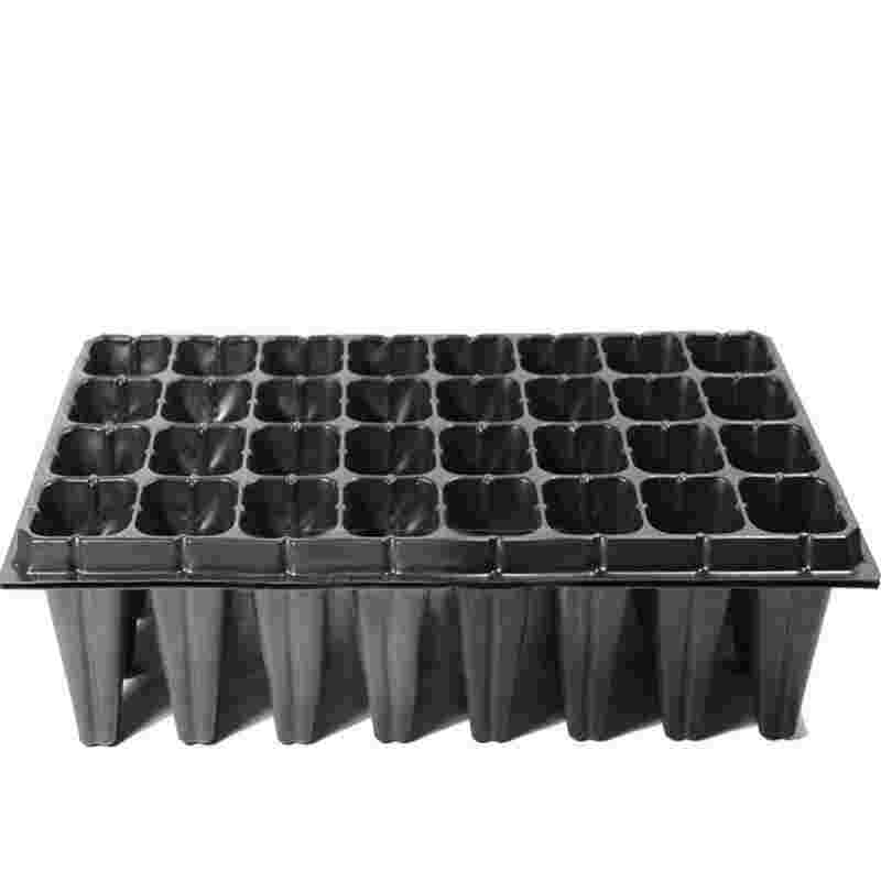 20PCS Plant Flower Block Tray Plastic Nursery Pot Plug Planting Planter Container PVC Vegetable Seeding Flowers Pot Plastic Bowl Thicken Nursery Seeding Tray Garden Supplies 32HOLES TYPE