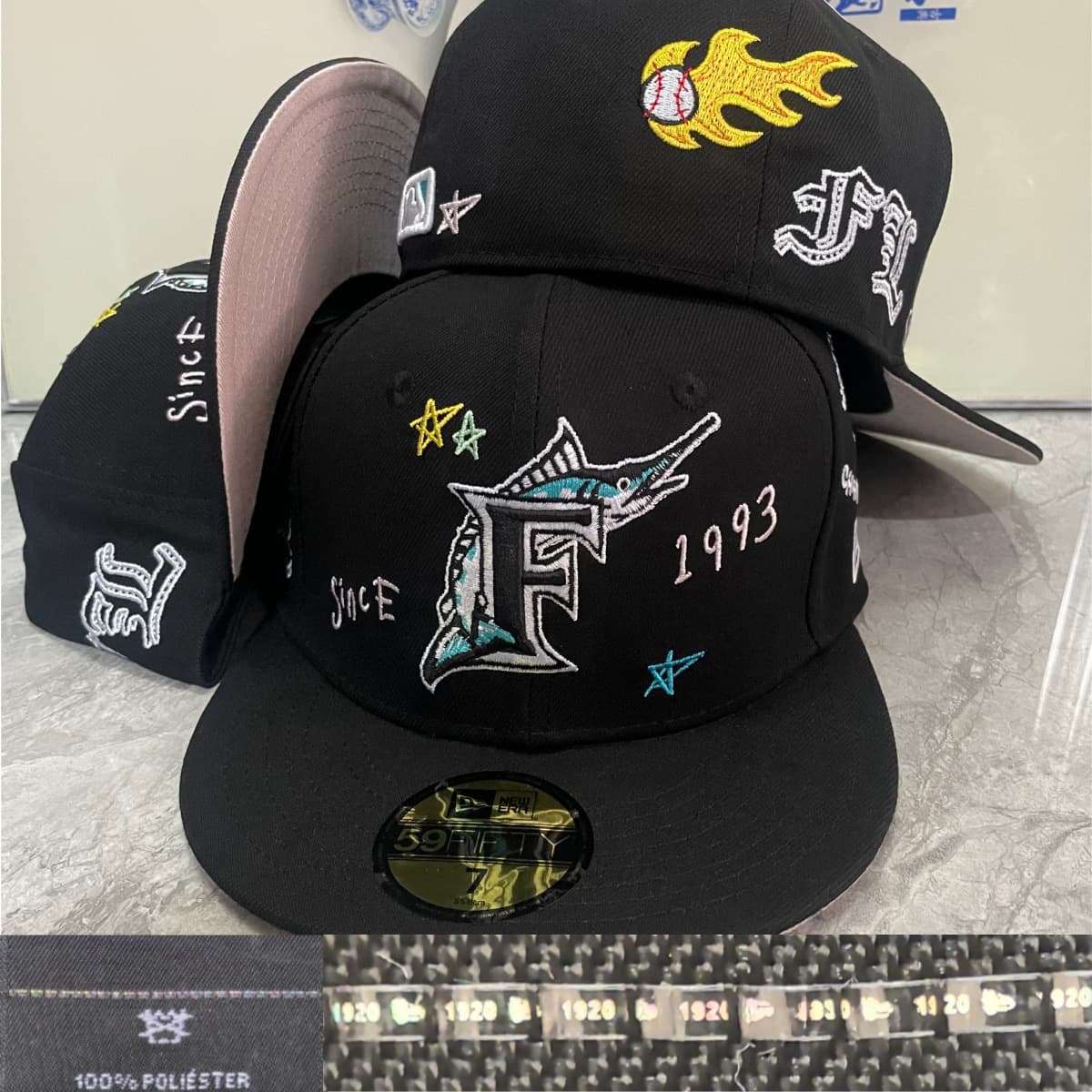 Casquette de baseball tendance 2025, modèle AA, taille unique, visière plate, idéale pour les équipes de commerce extérieur transfrontalier.