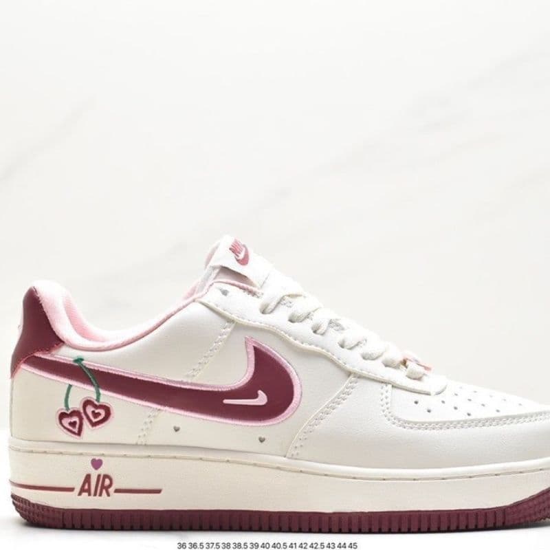 Chaussures de sport décontractées et polyvalentes One Joint Graffiti Cherry pour la Saint-Valentin, unisexes.