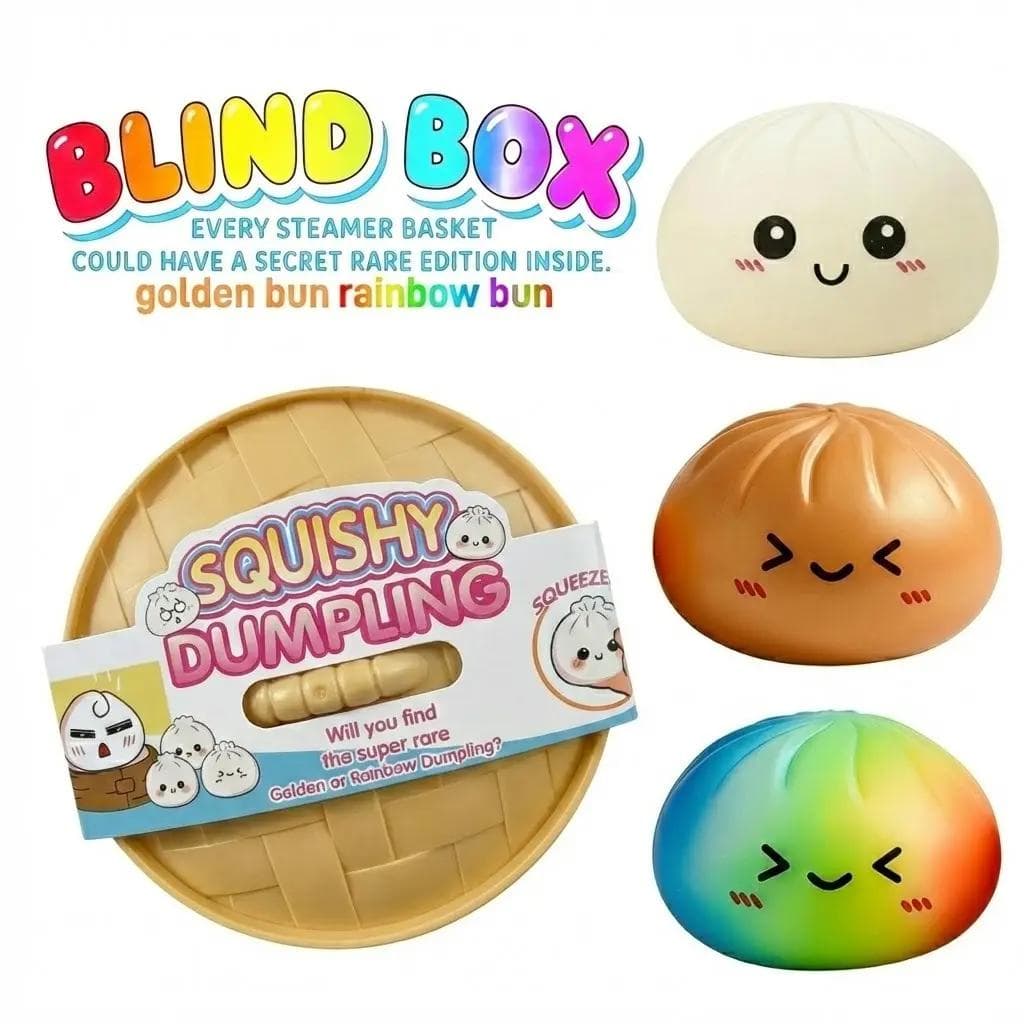 Creative Soft Rubber Steamed Buns Stress Reliever Cute Realistic Food Novelty Toys Slow Rebound Artifacts