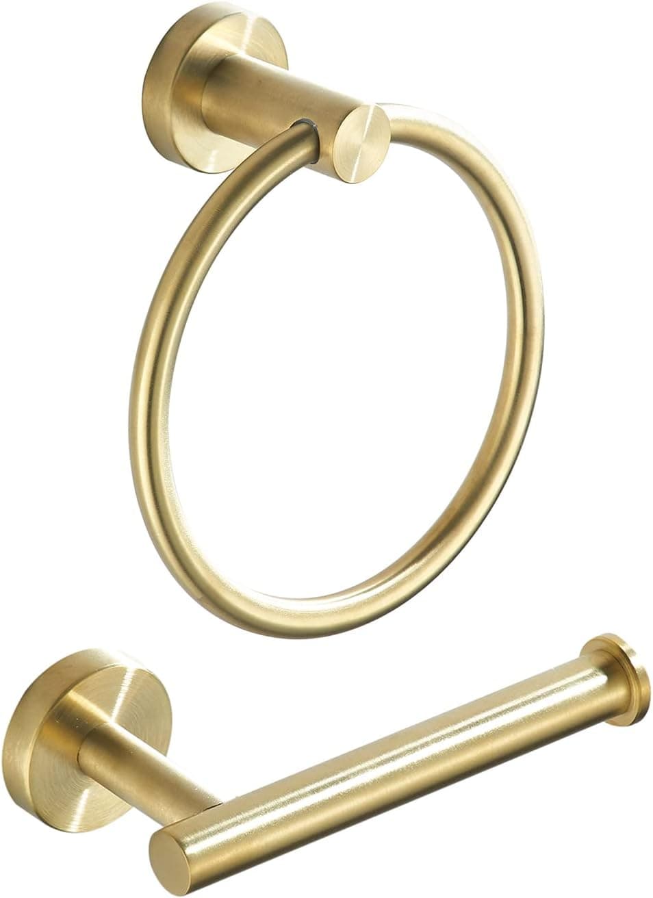 Gold Toilet Paper Holder - Bathroom Accessory Set