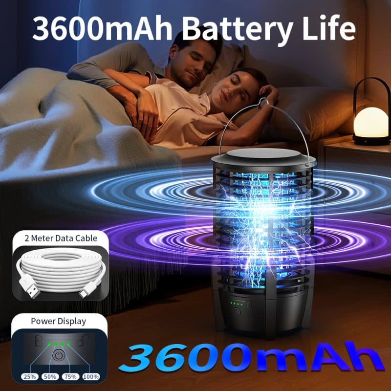 Mosquito Killer Lamp Indoor Silent Two In One Automatic Mosquito Trap Outdoor Camping Lamp Camping Mosquito Killer