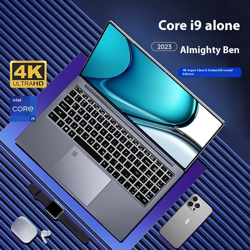 2024 Notebook Computer Core 13 Generation Lightweight And Portable Business Office Design E-sports Game Laptop