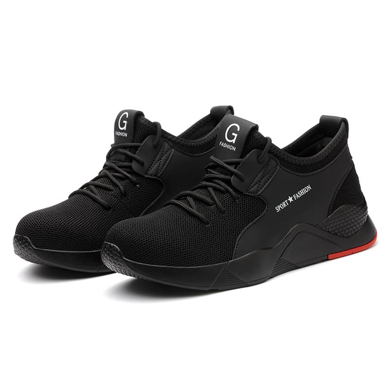 Labor protection shoes for men hit and puncture-proof comfortable lightweight breathable deodorant safety shoes Work protection shoes