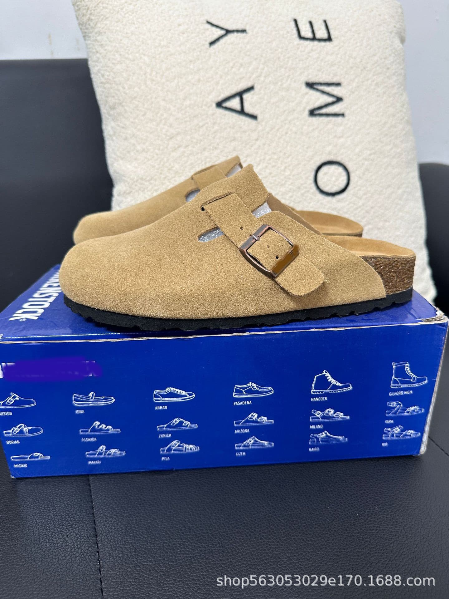 Bandeau BK Demi-Tug, Chaussons Buston Cool, Chaussures Boken en Cuir Véritable et Liège pour Hommes et Femmes, Couple