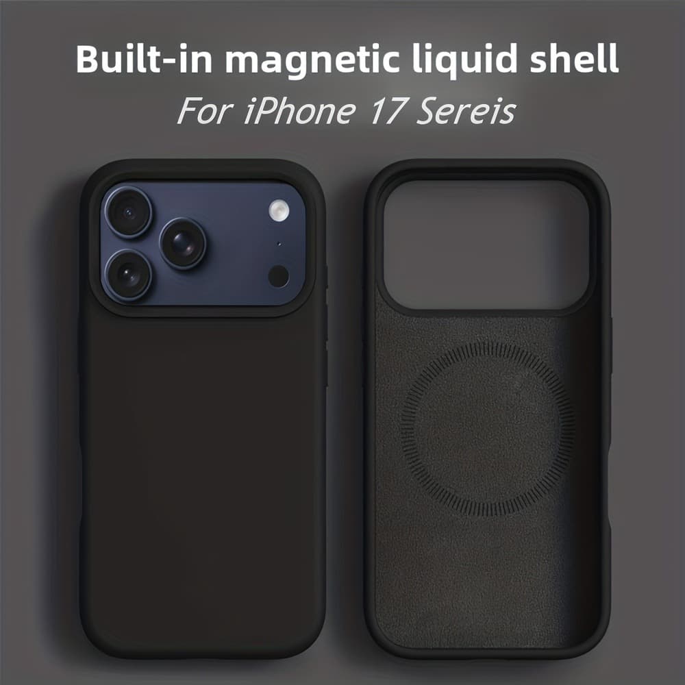 Luxury Liquid Silicone Magnetic Phone Case Iphone 16 15 14 Plus 13 12 Pro Max 17Pro 17 Air For Soft Bumper Cover