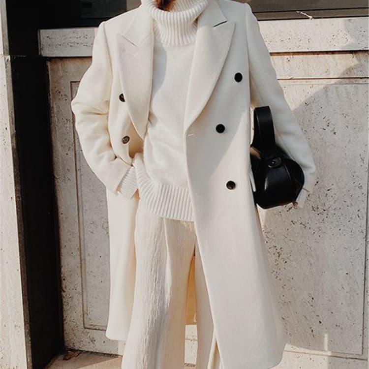Women's Clothing long sleeved woolen jacket