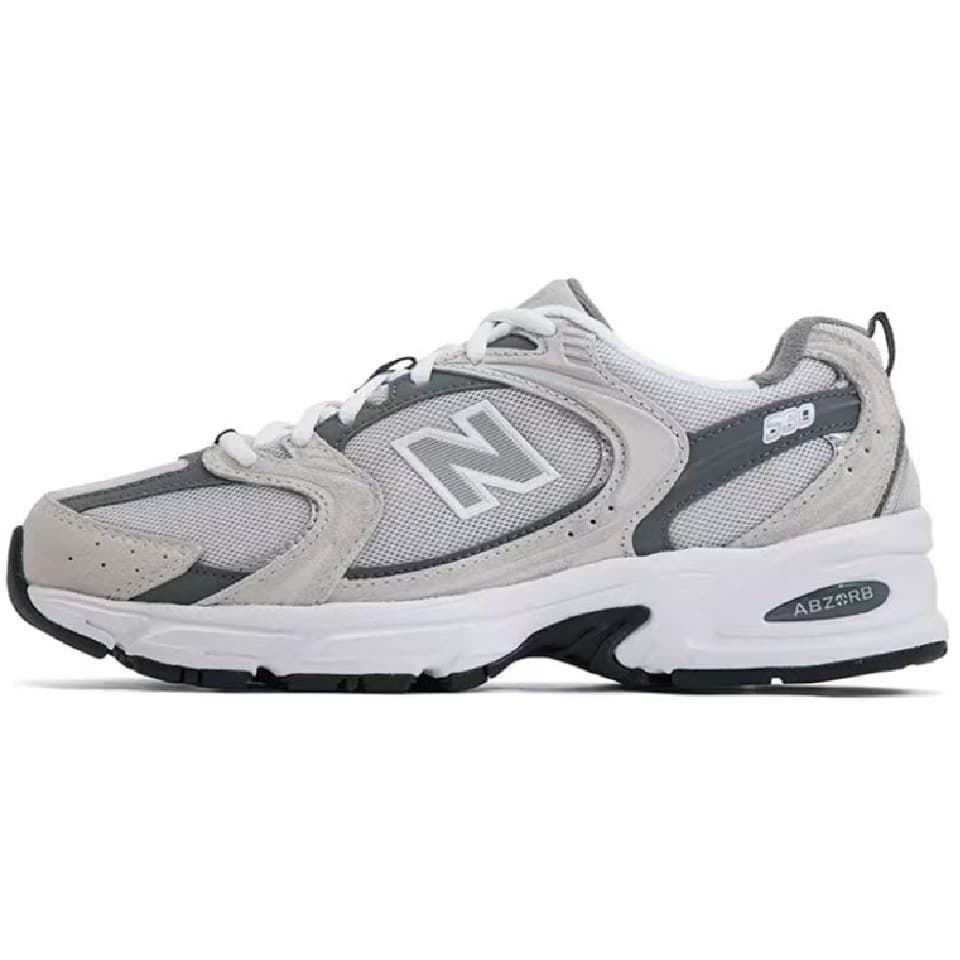 Nouvelles baskets basses Pure Original Nb530 Retro SiL Ver blanches en maille, style « dad shoes », pour la course à pied.