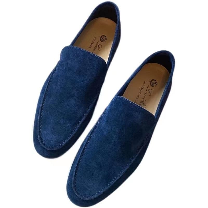 Chaussures plates décontractées pour hommes, mocassins confortables à enfiler pour l'été