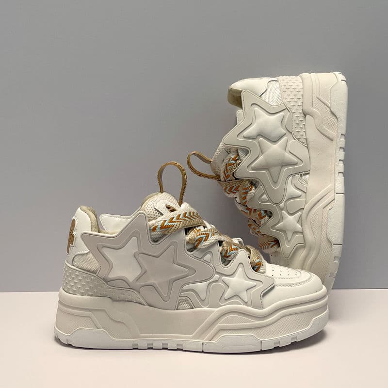 Increase the trend of bread shoes all match star shoes thick shoes male couple board shoes