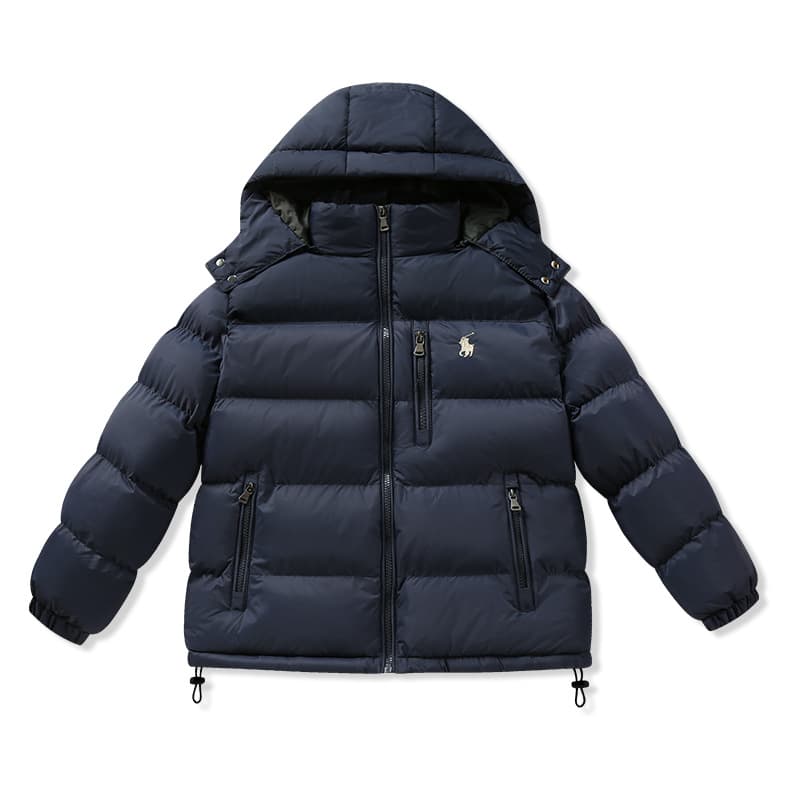 2605 # Veste matelassée chaude, épaisse et décontractée pour enfants, idéale pour l'automne et l'hiver