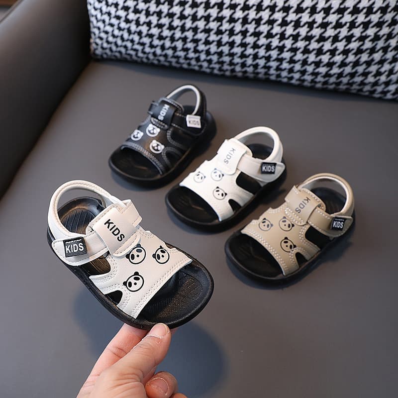 Kid's Clothing Baby sandals for girls 1-6 years old 2 boys cartoon beach shoes 2024 summer new children's non-slip soft-soled toddler shoes