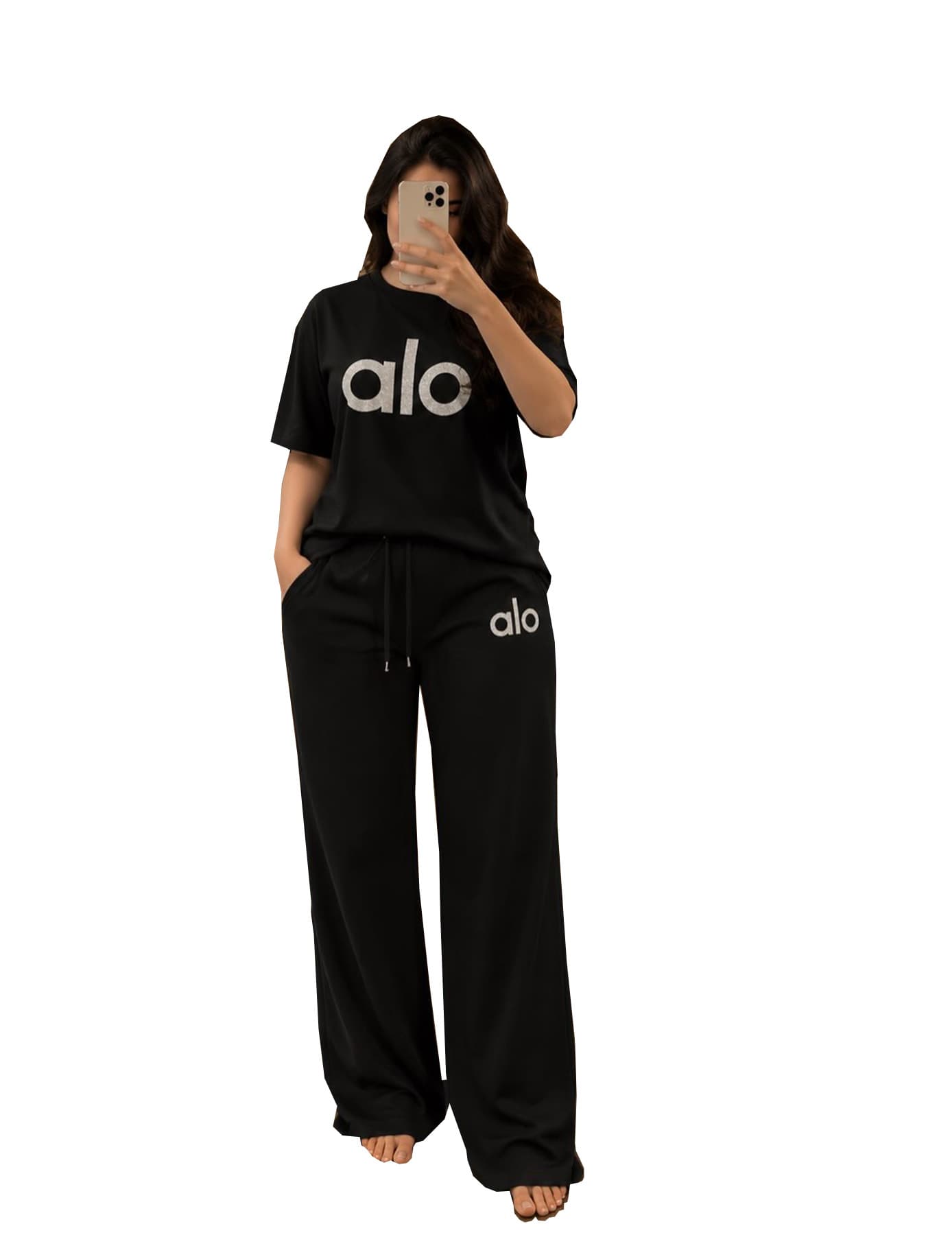Ensemble d'été décontracté pour femme TW892A : haut et bas imprimés à manches courtes, coupe ample et confortable, style européen/américain,