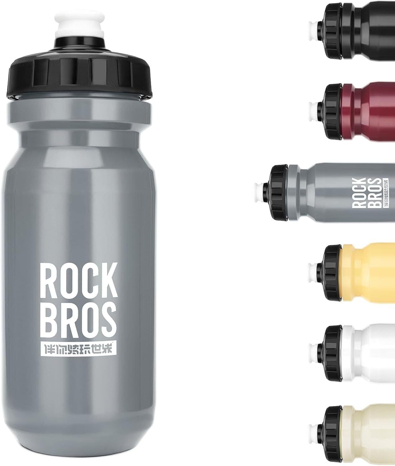 ROCKBROS Bicycle Water Bottle 600ml Drinking Bottle Water Bottle Cycling 6 Color