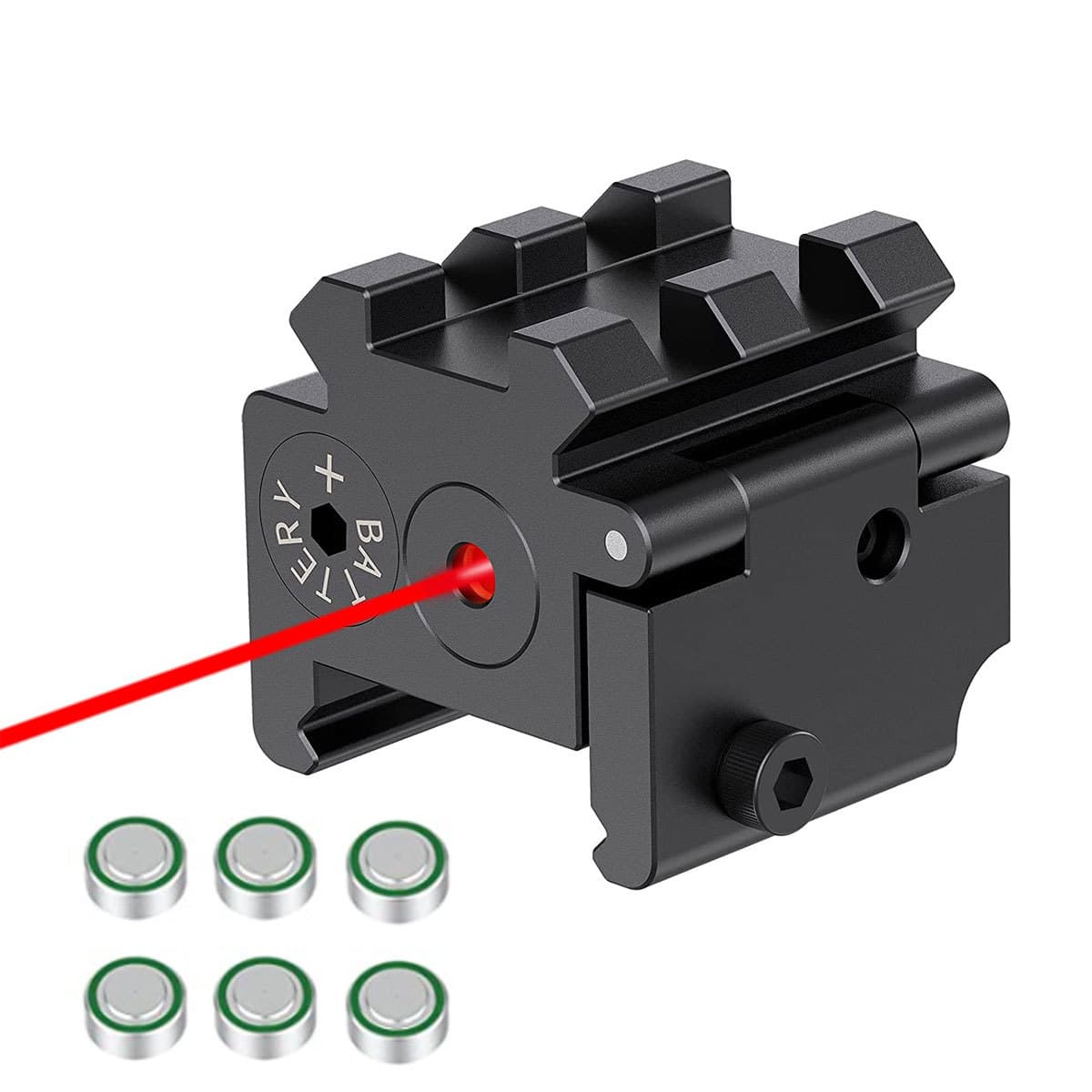 Source 20mm Outdoor Tactical Red And Green Laser Sight Multi-Directional Adjustable Engineering Indicator