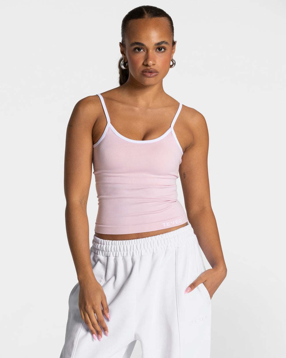 Ensemble débardeur et short de yoga ajusté sans coutures à blocs de couleur - Un article très populaire