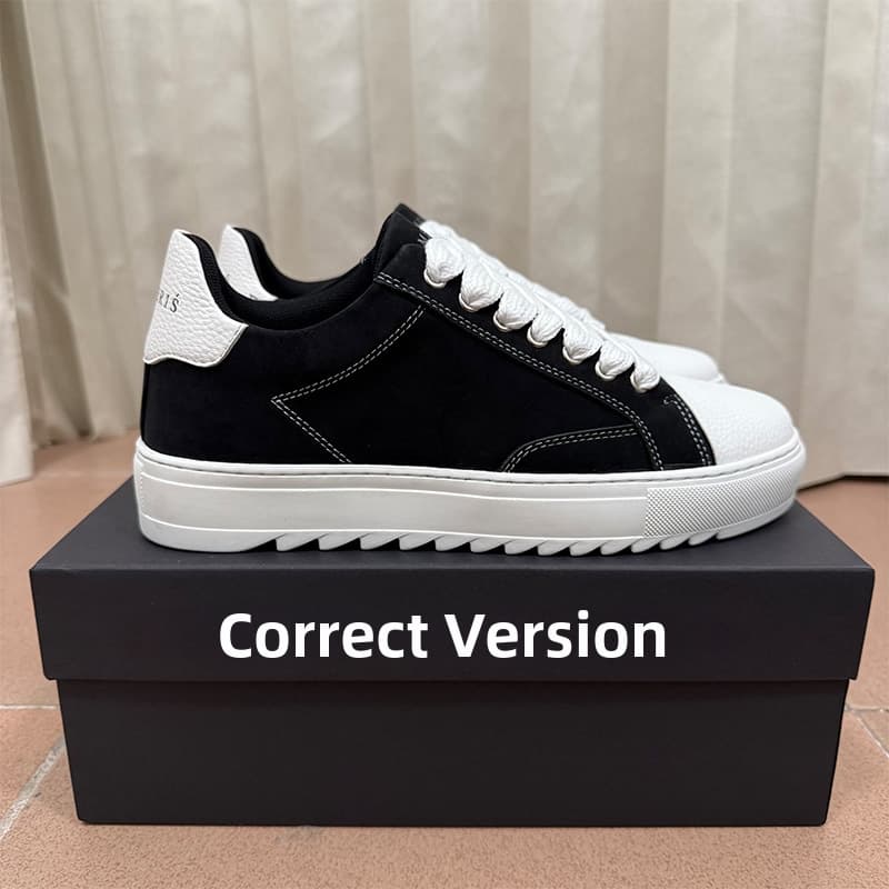 Classic Retro Low Top White Black Canvas Rubberized Fabric Sneakers Trendy Fashion Casual Sports Shoes For Couples Height Increasing