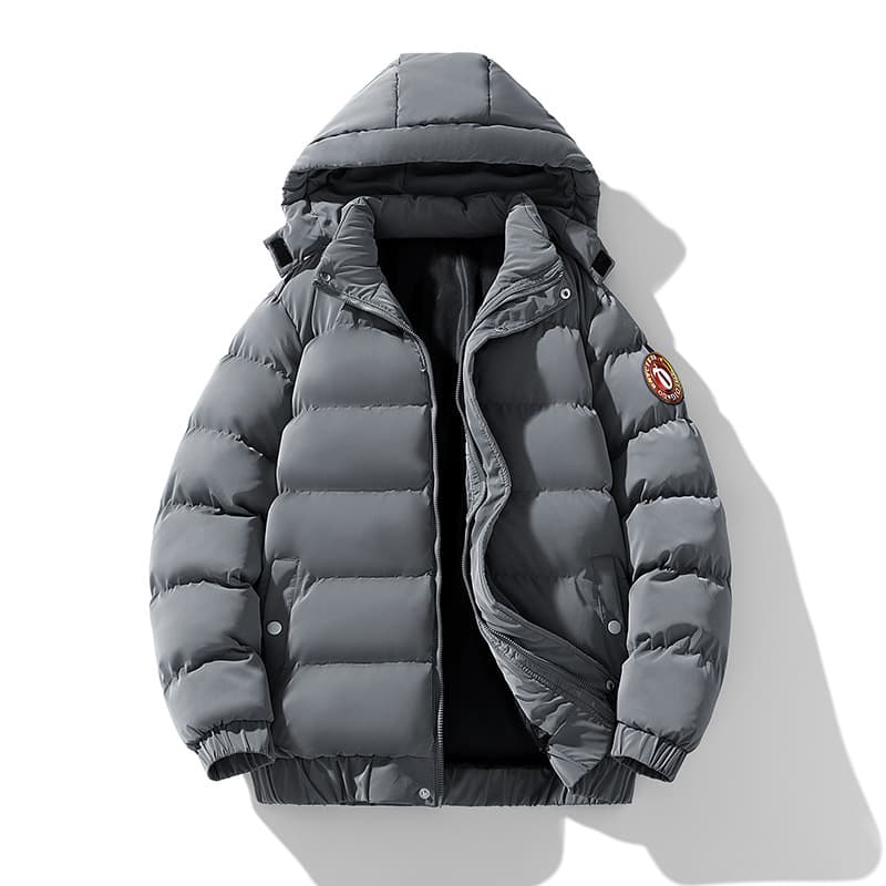 Men's Clothing New Thick Warm Loose Hooded Tide Down Jacket