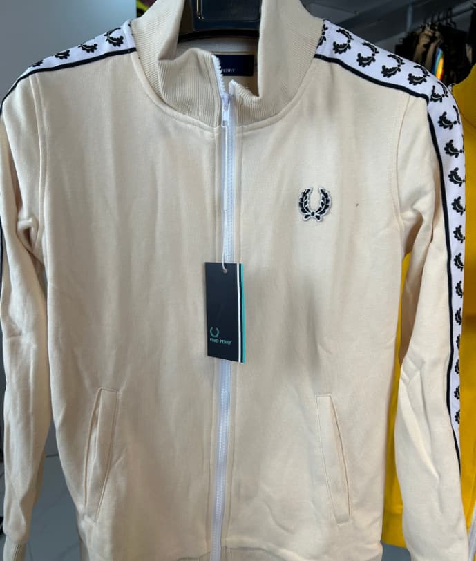 Sweat-shirt unisexe à fermeture éclair FP, broderie, coupe ample, style décontracté britannique, imprimé intégral à motif d'épis de blé.