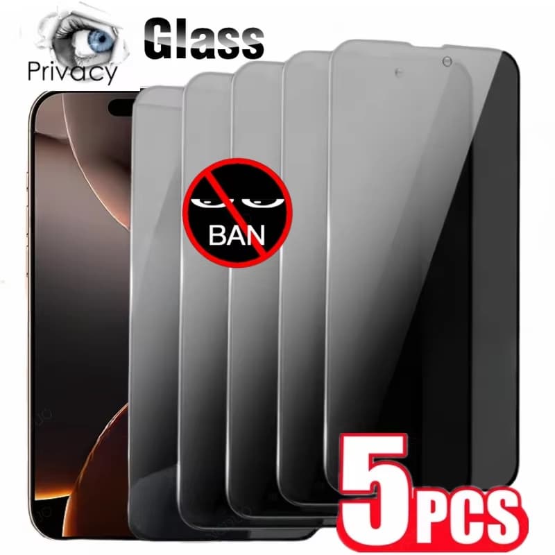 5Pcs Privacy Screen Protector For Samsung A26 A25 A16 A15 A56 5G A55 A54 A53 A36 A35 A34 A33 S25 Ultra S24 S23 S22 Plus