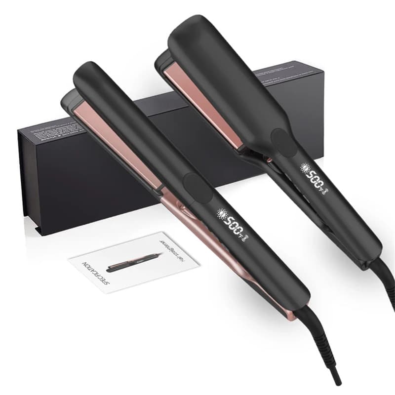 Hair Curler Straight Dual Purpose Electric Plywood Household Curling Iron Negative Ion High Temperature Hair Straightener Vibration Straightener