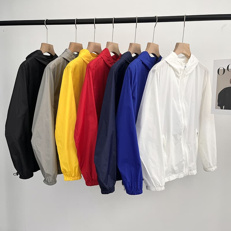 Men's Clothing Summer New Hooded Men's Sun Protection Clothing Outdoor Jacket Top Clothing Thin