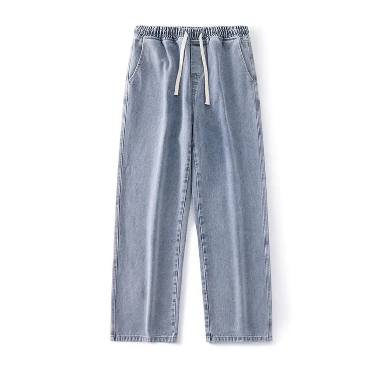 Vêtements pour hommes été nouveaux pantalons en denim amples et décontractés pour hommes