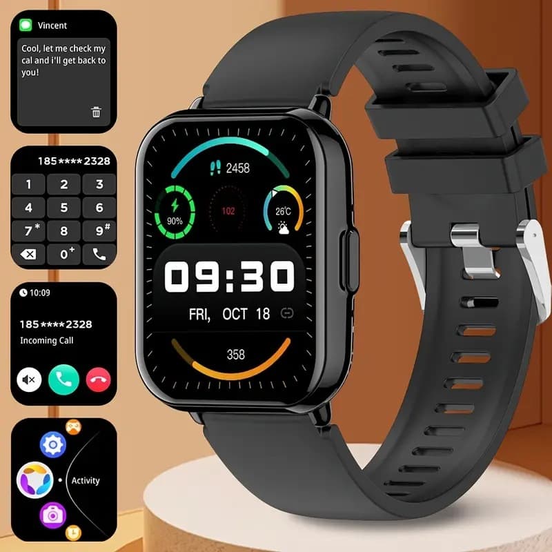Unisex Smart Watch True Rate Blood Oxygen Uv Men And Women Health Monitoring Sports Watch Multifunctional