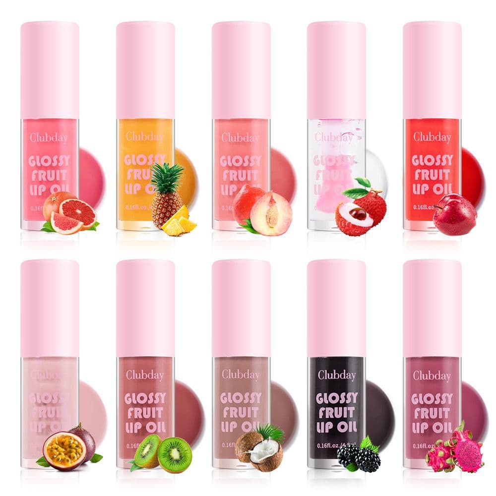20 Colors Of Fruit Lip Gloss Moisturizing Temperature Changing Pearlescent Large Brush Head Liquid Lip Long Lasting Lip Glaze