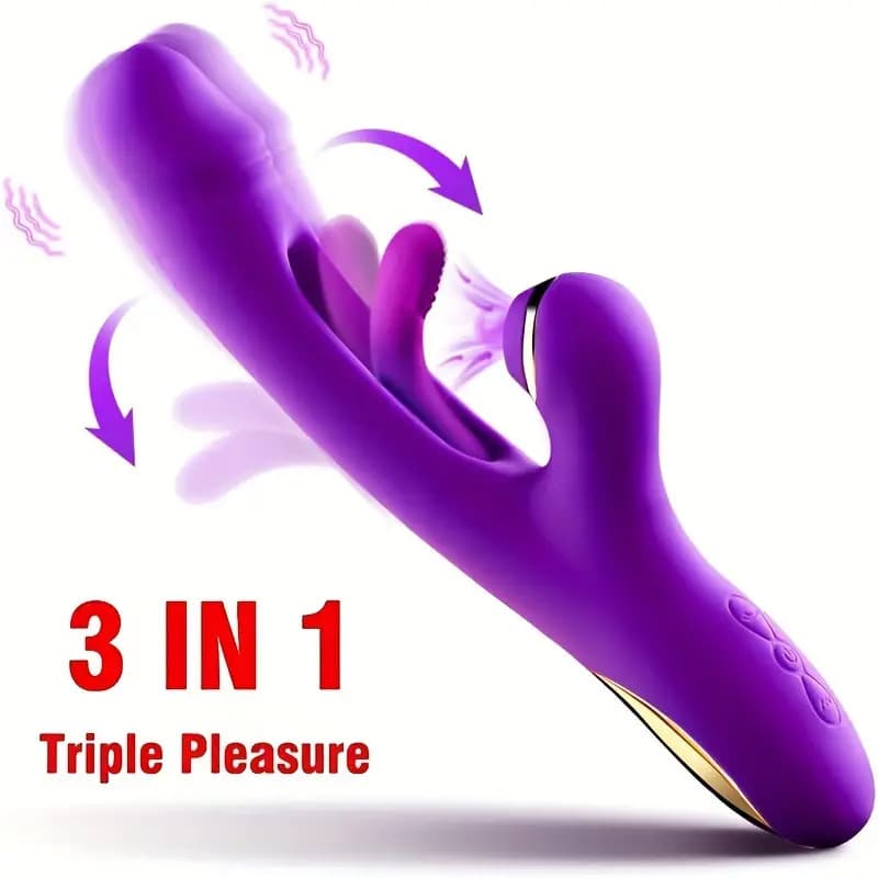 Female masturbator, tapping, sucking, tongue licking, stimulating vibrating rod, adult sexual products