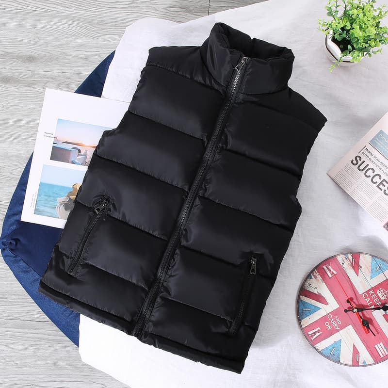 Men's Clothing men's vest winter new cotton waistcoat trend leisure cotton cotton vest cotton jacket men's clothing printed LOGO
