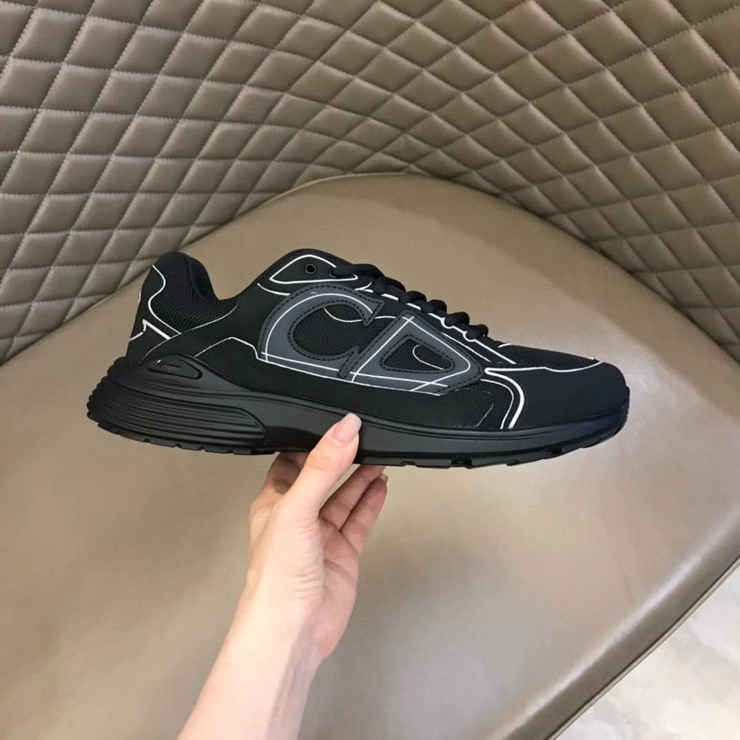 Chaussures de sport décontractées pour hommes, modèle New Letter CD B30, avec lacets et semelle adhésive, en cuir de vache