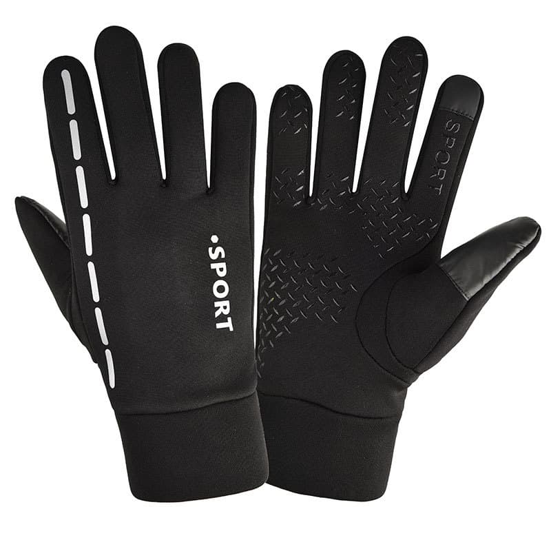 Cycling Warm Gloves Men's Autumn And Winter Outdoor Riding Plus Velvet Thick Touch Screen Non-slip Waterproof Sports Gloves Women