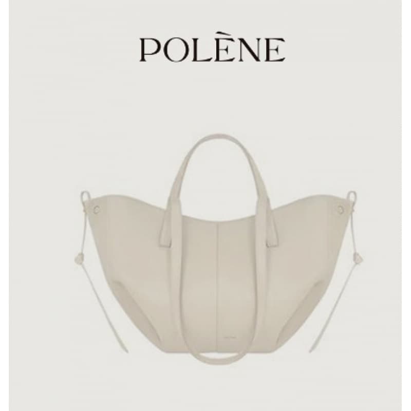 Sac cabas POLENE Wing Tote grande capacité pour femme, porté épaule ou à la main.