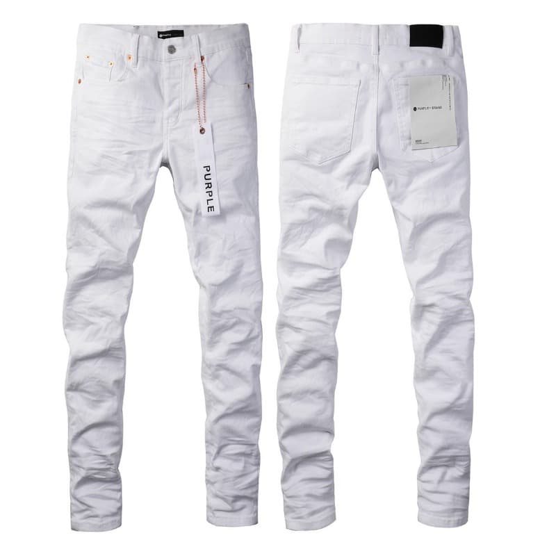 White Handmade Crease Whisker Flared Jeans, Unisex Minimal Stacked Pants, Breathable Fabric, Ideal For Hot Summer Outings
