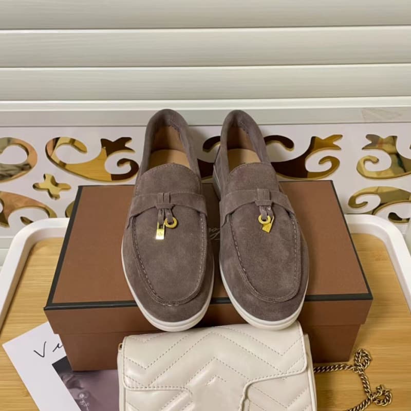 Mocassins décontractés à pampilles pour couple, style britannique, en cuir véritable, à semelle souple