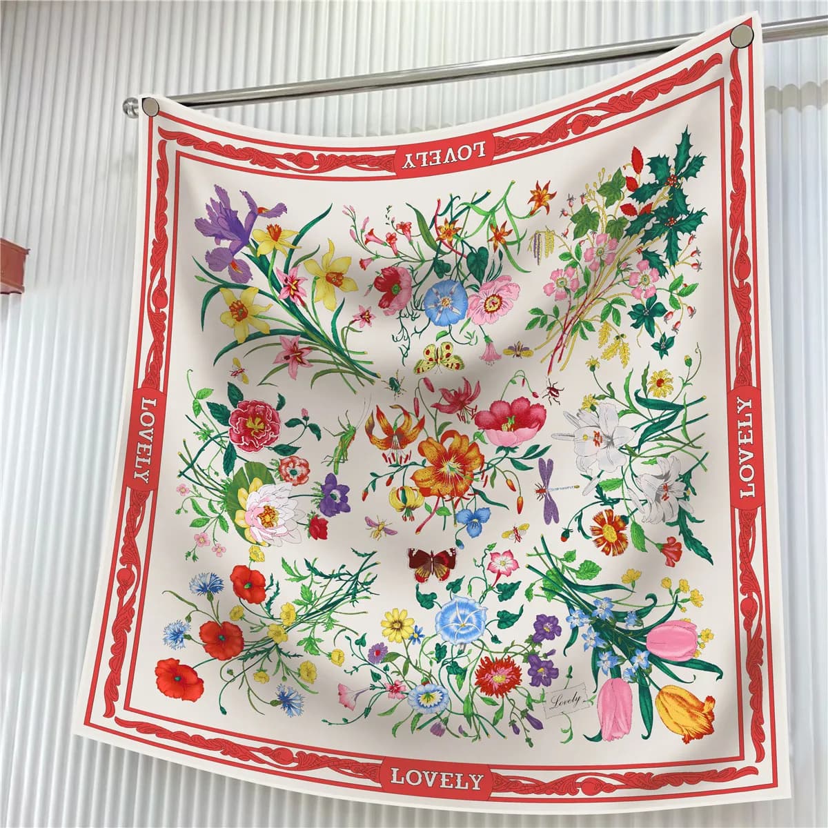 Square Twill Silk Scarf 90CM Head Hair Scarves Shawls Bag Bandanas Summer Beach Decoration Female Foulard Spring