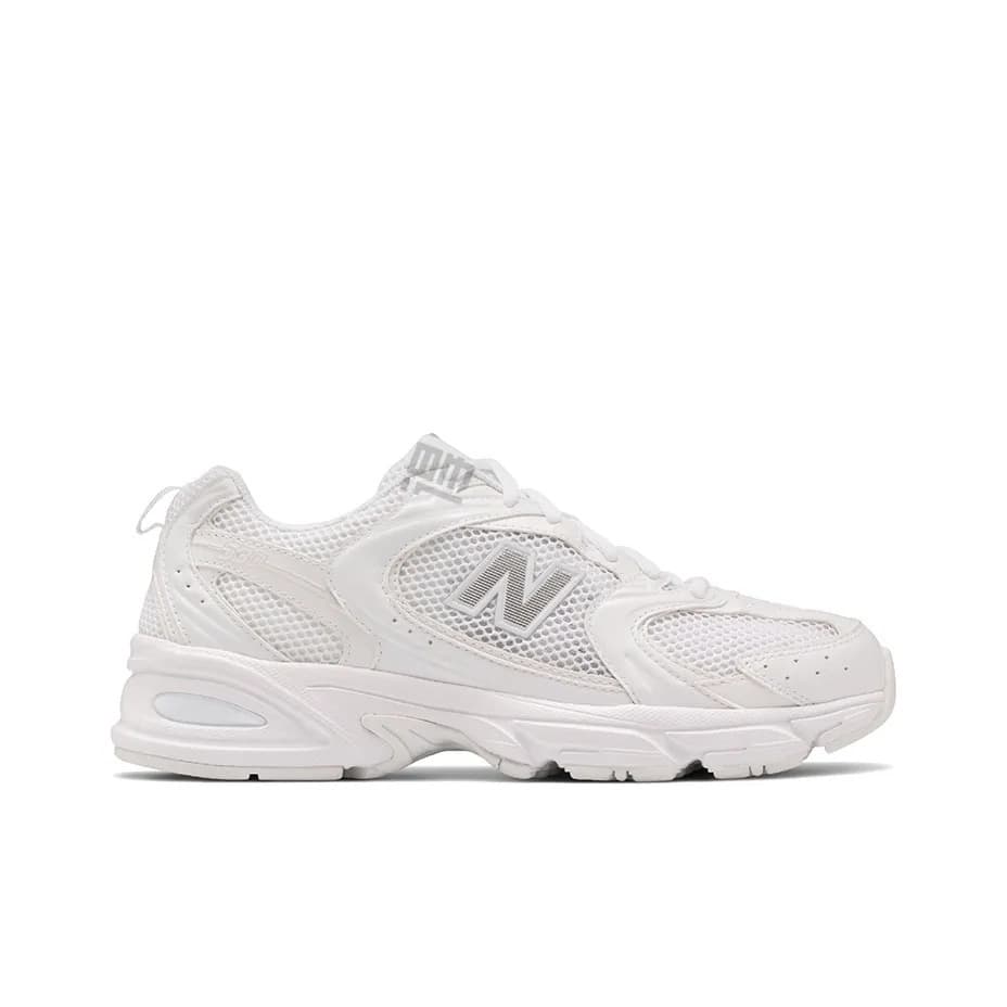 Nouvelles baskets basses Pure Original Nb530 Retro SiL Ver blanches en maille, style « dad shoes », pour la course à pied.