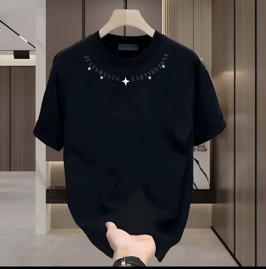 Trendy Brand American Short-sleeved T-shirt Men's 2024 Summer New Combed Pure Cotton All-match Loose Clothes Men's Style