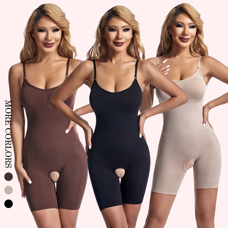 Seamless Shapewear Women's Body Sculpting Clothing Hip Lift Waist Open Slimming Clothing To Enhance The Large Size Postpartum Hip Lift