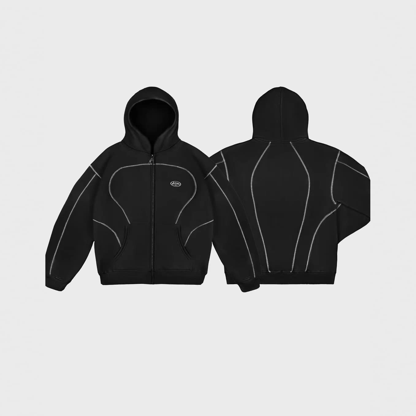 European And American New Trendy Brand Digital Printing Casual Street Men's And Women's Sports Style Hoodie Jacket Sweater, Sweatpants