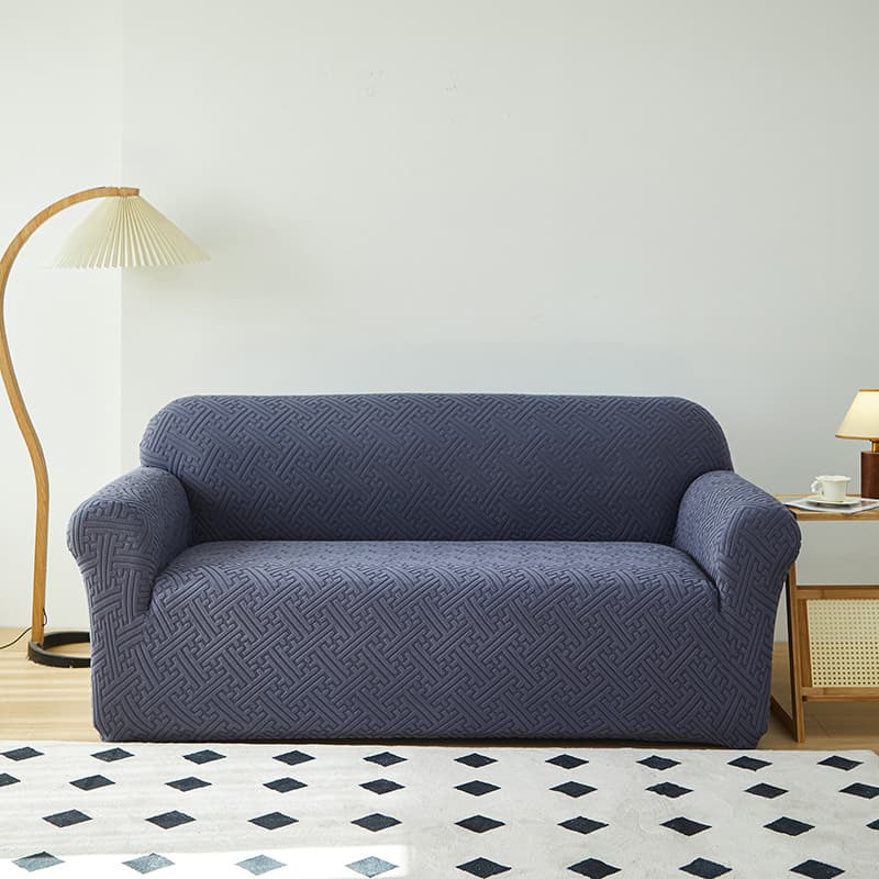 Home elastic brushed jacquard sofa cover full-cover thickened sofa cover universal dust cover for all seasons