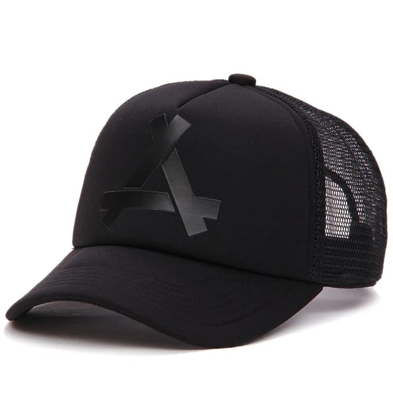 Hot Sale Unisex A- Letter Printing Baseball Net Caps Hip Hop Cap Spring and Summer Outdoor Adjustable Casual Hats Sunscreen Hat