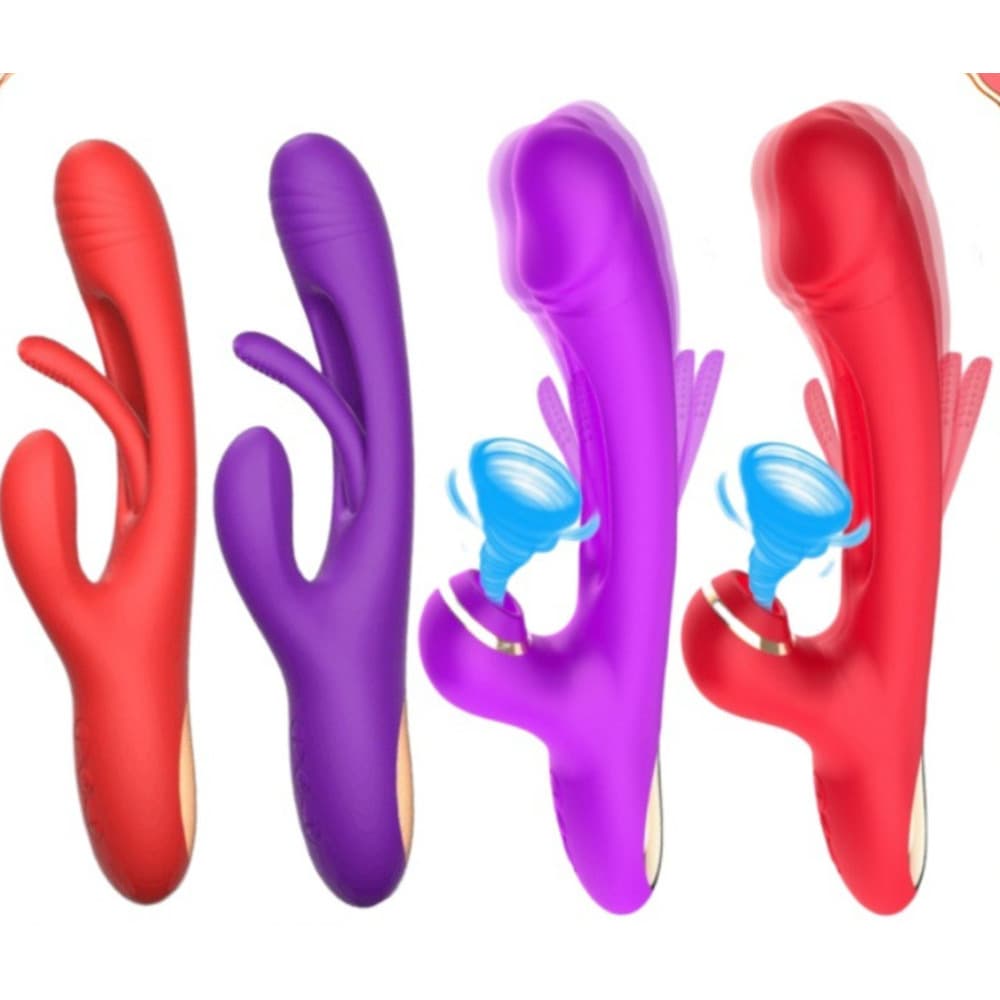 3rd generation tapping sucking button vibrating bar AV simulation dildo masturbator sex toy