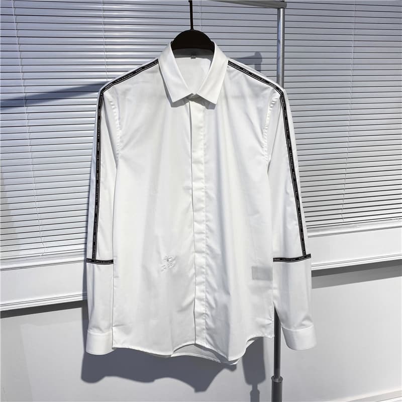 Men's Clothing Spring And Autumn New Men's Station Shirt Bee Embroidery Fashion Business Men's Cardigan Shirt GTCH133