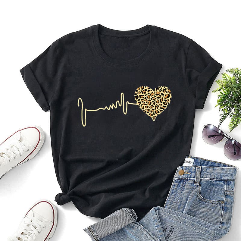 Fashion Women's Wear And Men's Wear Brand Printing T-shirt Couples Dress Unisex T-shirt 8 Colours XS-4XL