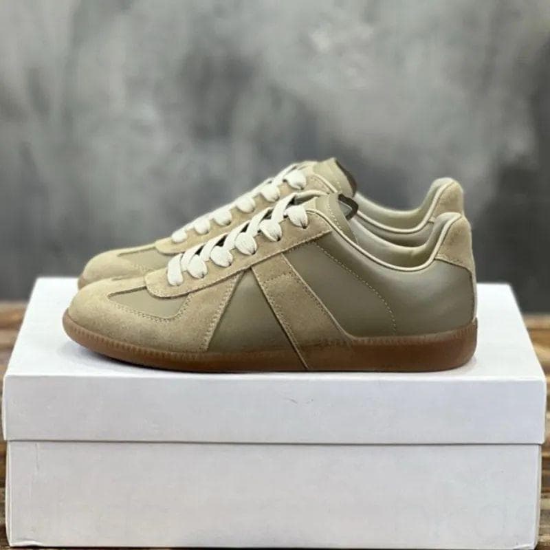 Chaussures d'entraînement originales à lacets de style Margiela, baskets blanches confortables et polyvalentes pour hommes et femmes