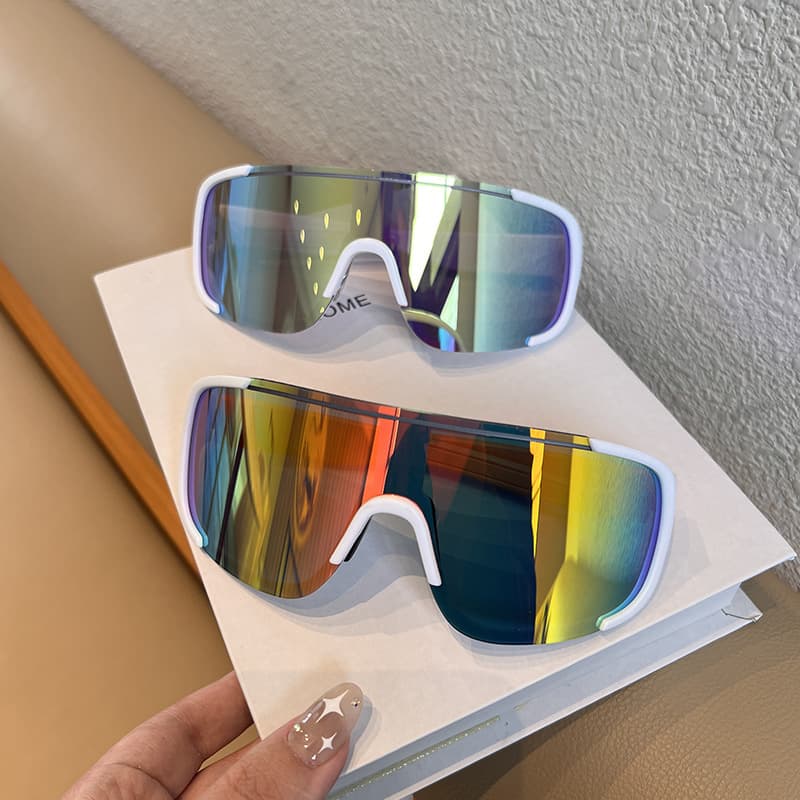 Outdoor Sports Riding Mountaineering Skiing Windproof Protective Sunglasses Black Frame Mercury Super Frame Slim Motorcycle Glasses