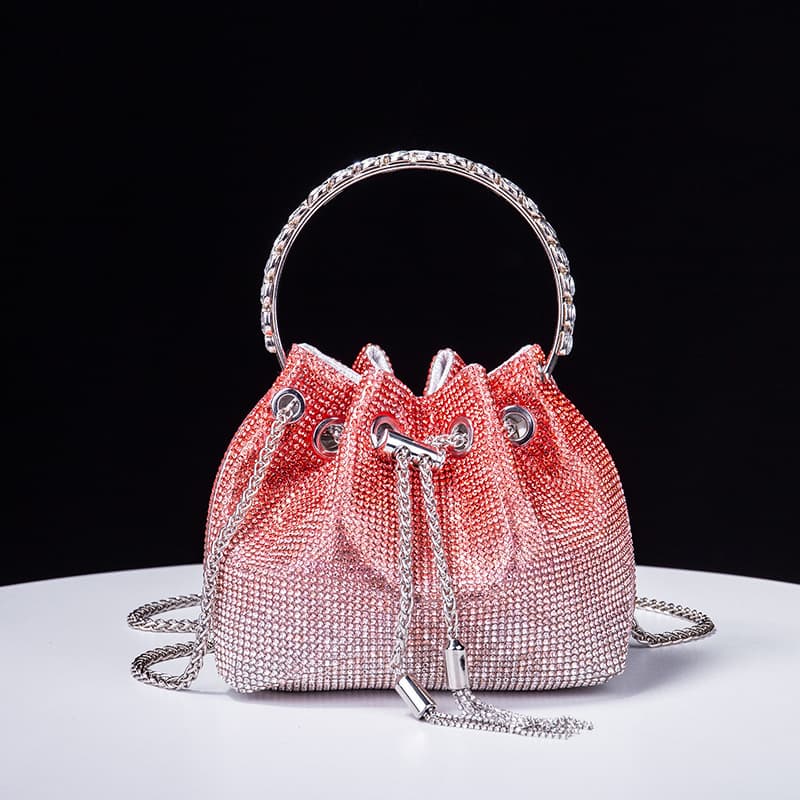 Acrylic Hot Diamond Bag Women's Dinner Bag Luxury Tassel Bag Chain Bag Versatile Handheld One Shoulder Crossbody Bag